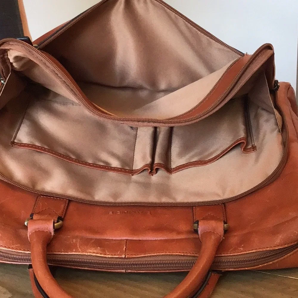 Banuce leather briefcase for men/women